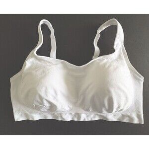 Truekind White Everyday Comfort Straps Wireless Shaping Bra Women's Size XL